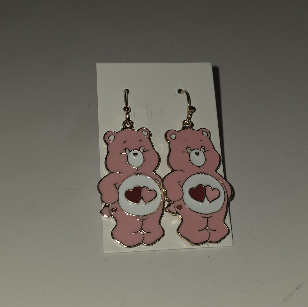 Love-A-Lot Bear Care Bears Earrings Handmade Hypo-Allergenic Bundle/Offer 2 Save